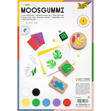 Artikelbild 1 für folia Moosgummi Basic selbstklebend mehrfarbig 7 St., Artikelnummer 963542