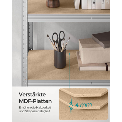 Artikelbild 7 für SONGMICS Schwerlastregal GLR050E01 silber 100,0 x 50,0 x 200,0 cm, Artikelnummer 263029