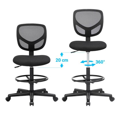 Artikelbild 3 für SONGMICS Arbeitsdrehstuhl schwarz, Artikelnummer 262879
