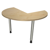 Artikelbild 1 für fm Konferenztisch fastline königsahorn rund, Rundrohr silber, 120,0 x 120,0 x 62,0 - 85,0 cm, Artikelnummer 334322