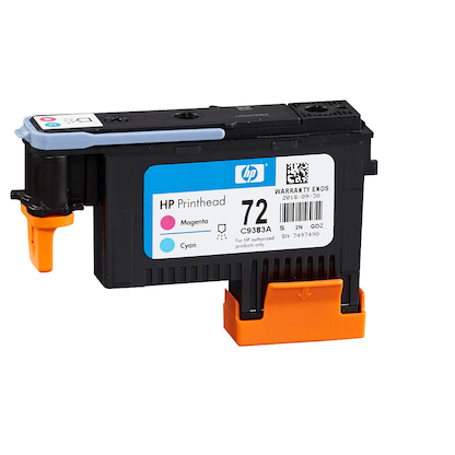 Artikelbild 3 für HP 72(C9383A) magenta, cyan Druckkopf, Artikelnummer 270256
