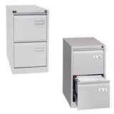 Artikelbild 1 für BISLEY LIGHT Hängeregistraturschrank lichtgrau 2 Schubladen 41,3 x 62,2 x 71,1 cm, 1 St., Artikelnummer 955484