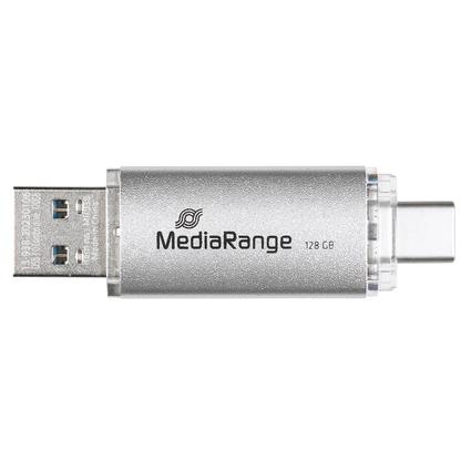 Artikelbild 3 für MediaRange USB-Stick silber 128 GB, 1 St., Artikelnummer 881783