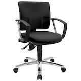 Artikelbild 1 für Topstar Bürostuhl Pro 30 chrom, PU39AG20 Stoff schwarz, Gestell chrom, Artikelnummer 120339