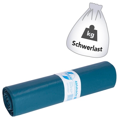Artikelbild für DEISS Schwerlastsäcke PREMIUM® Typ 70 120,0 l blau 53 µm, 25 St., Artikelnummer 277649