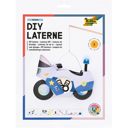 Artikelbild für folia Bastelset POLICE blau, weiß, Artikelnummer 692721