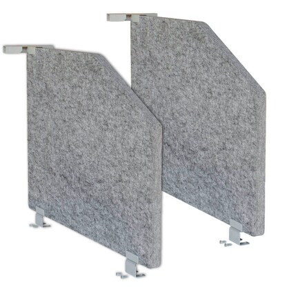 Artikelbild für HAMMERBACHER Tischtrennwand Grundset VARS2/5, grau 73,5 x 50,0 cm, 2 St., Artikelnummer 659906