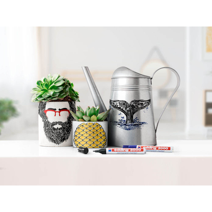 Artikelbild 10 für edding 3000 Permanentmarker schwarz 1,5 - 3,0 mm, 1 St., Artikelnummer 135323