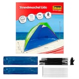 Artikelbild 1 für Idena Strandmuschel Lido, schwarz Kunstfaser, Kunststoff, Artikelnummer 277279