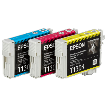 Artikelbild 3 für EPSON T1306XL (Hirsch) cyan, magenta, gelb Druckerpatronen, 3er-Set, Artikelnummer 546119