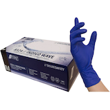 Artikelbild 1 für NITRAS MEDICAL unisex Einmalhandschuhe INDIGO WAVE dunkelblau Größe M, 100 St., Artikelnummer 684714