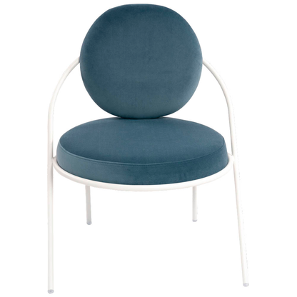 Artikelbild 3 für meet powered by PAPERFLOW Sessel SATURNE blau weiß Stoff 70,0 x 73,0 x 88,0 cm, 1 St., Artikelnummer 231429