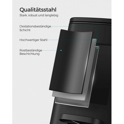 Artikelbild 6 für SONGMICS Mülleimer 8,0 l schwarz, 1 St., Artikelnummer 290969
