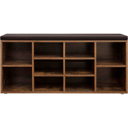 Artikelbild 4 für VASAGLE Schuhbank LHS010X01 braun Holz 104,0 cm, Artikelnummer 438889