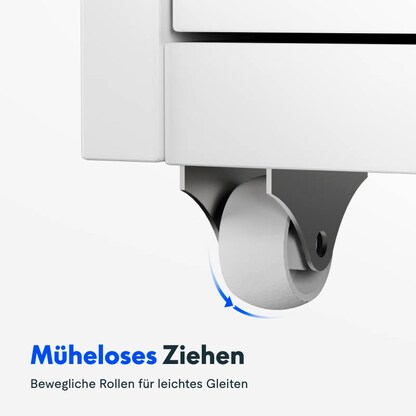 Artikelbild 6 für FlexiSpot Rollcontainer weiß 5 Auszüge 28,0 x 41,0 x 69,0 cm, Artikelnummer 656369