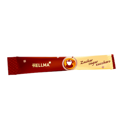 Artikelbild 2 für HELLMA Zuckersticks, 100x 4,0 g, Artikelnummer 284740