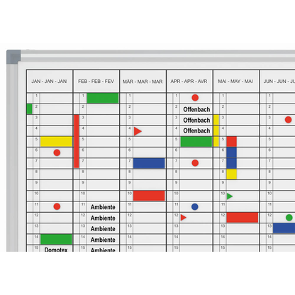 Artikelbild 2 für MAUL MAULoffice Jahresplaner, Monatseinteilung 120,0 x 90,0 cm, Artikelnummer 531119