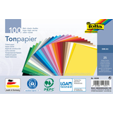 Artikelbild 1 für folia Tonpapier farbsortiert 130 g/qm 100 Blatt, Artikelnummer 479283