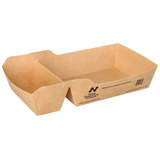 Artikelbild 1 für conpax Pappschalen NOTPLA braun 19,0 x 10,0 cm, 80 St., Artikelnummer 618961