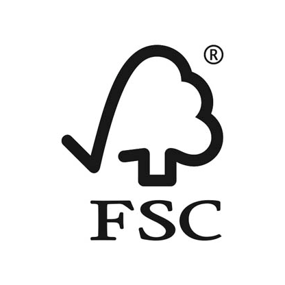 FSC-Logo, steht für verantwortungsvolle Waldwirtschaft.