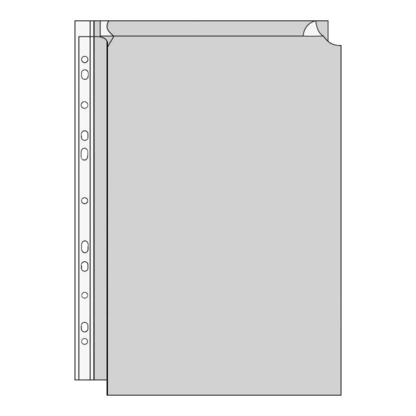 Artikelbild 10 für LEITZ Prospekthüllen DIN A4 transparent genarbt 0,17 mm, 5 St., Artikelnummer 393157