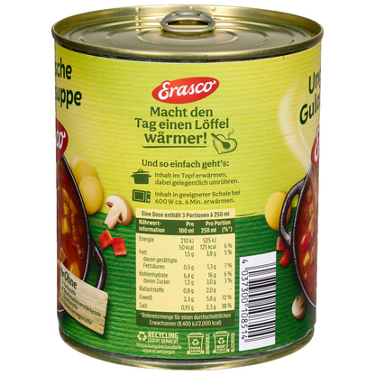 Artikelbild 2 für Erasco Ungarische Gulaschsuppe 770,0 g, 1 St., Artikelnummer 531727