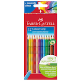 Artikelbild 1 für FABER-CASTELL Colour GRIP Buntstifte farbsortiert, 12 St., Artikelnummer 534271