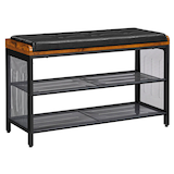 Artikelbild 1 für VASAGLE Schuhbank LBS75X braun, schwarz Holz 80,0 cm, Artikelnummer 439358