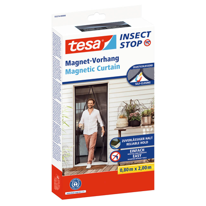 Artikelbild für tesa Fliegengitter Insect Stop Magnetvorhang anthrazit 0,8 x 2,0 m, Artikelnummer 619157