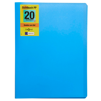 Artikelbild 2 für PAGNA School Sichtbuch DIN A4, 20 Hüllen hellblau, 1 St., Artikelnummer 609239