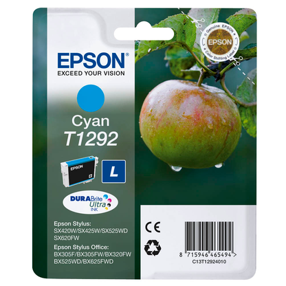 Artikelbild 5 für EPSON T1292L (Apfel) cyan Druckerpatrone, Artikelnummer 546028