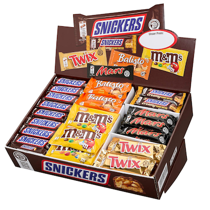 Artikelbild 3 für SNICKERS Topsellerbox Schokoriegel 72 St./3310,0 g, Artikelnummer 281236