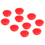 Artikelbild 1 für FRANKEN Haftmagnet Magnete rot, Kunststoff Ø 1,27 cm, 10 St., Artikelnummer 530402