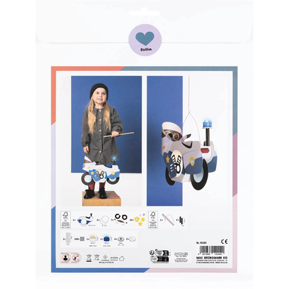 Artikelbild 4 für folia Bastelset POLICE blau, weiß, Artikelnummer 692721