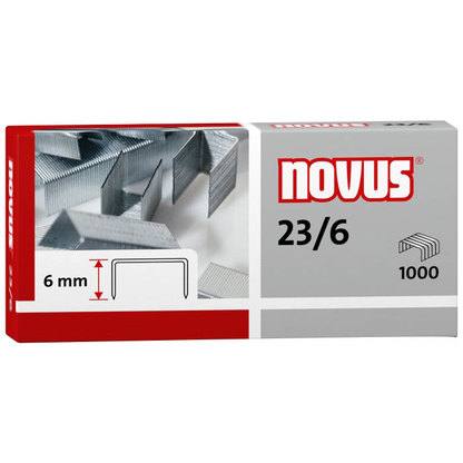 Artikelbild für novus Heftklammern 23/6, 1.000 St., Artikelnummer 167353
