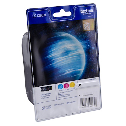 Artikelbild 2 für brother LC-1280XLC/M/Y cyan, magenta, gelb Druckerpatronen, 3er-Set, Artikelnummer 916908
