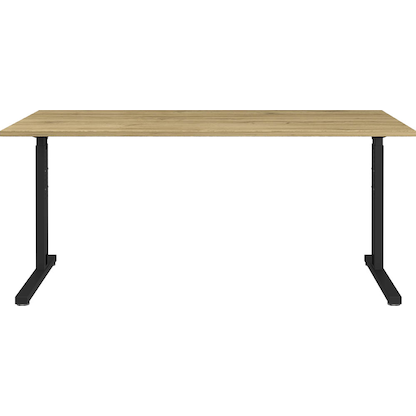 Artikelbild 4 für GERMANIA Profi 3.0 höhenverstellbarer Schreibtisch grandson-eiche rechteckig, C-Fuß-Gestell schwarz 160,0 x 80,0 cm, Artikelnummer 166407