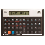 Artikelbild 1 für HP 12c Platinum Finanzrechner schwarz/silber, Artikelnummer 118368