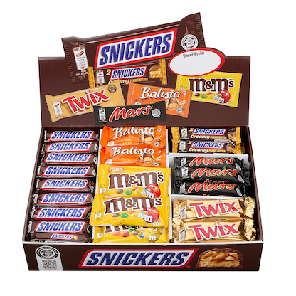 Artikelbild 2 für SNICKERS Topsellerbox Schokoriegel 72 St./3310,0 g, Artikelnummer 281236