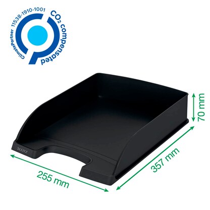 Artikelbild 2 für LEITZ Briefablage Recycle 5227 schwarz DIN A4, 1 St., Artikelnummer 433213