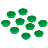 Artikelbild 1 für FRANKEN Haftmagnet Magnete grün, Kunststoff Ø 1,27 cm, 10 St., Artikelnummer 530415