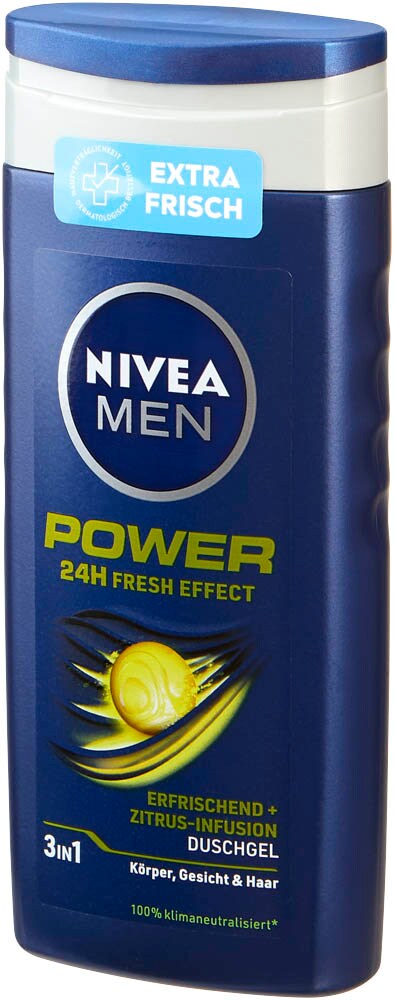 Nivea Men Sensitive 3-in-1 Duschgel 250 Ml – Alkoholfrei, Mit Bambusextrakt, Für Körper, Gesicht & Haare