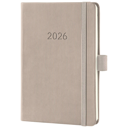 Artikelbild 2 für SIGEL Taschenkalender Conceptum 2026 taupe, 1 St., Artikelnummer 568489