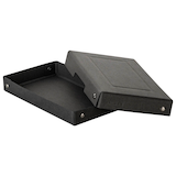 Artikelbild 1 für FALKEN PURE Aufbewahrungsbox 310 Blatt schwarz 12,0 x 18,5 x 2,5 cm, 1 St., Artikelnummer 718076