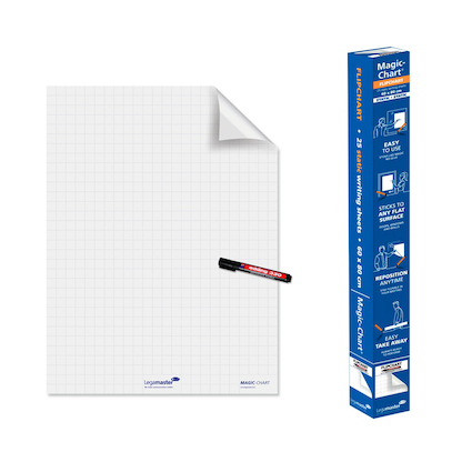 Artikelbild 2 für Legamaster Flipchart-Folie Magic-Chart Flipchart kariert 60,0 x 80,0 cm, 25 Blatt, Artikelnummer 345371