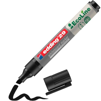 Artikelbild 2 für edding 29 Ecoline Whiteboard-Marker schwarz 1,0 - 5,0 mm, 10 St., Artikelnummer 494944
