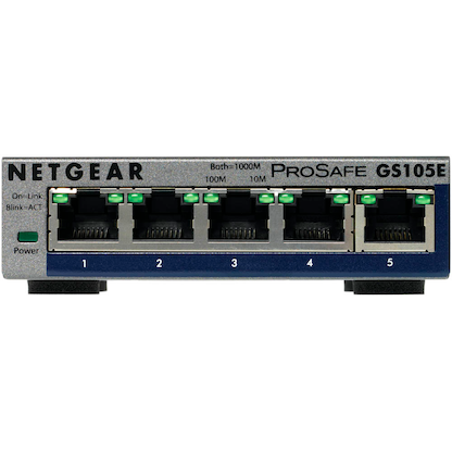 Artikelbild 2 für NETGEAR Plus GS105Ev2 Switch 5-fach, Artikelnummer 565775
