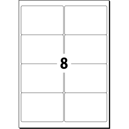 Artikelbild 2 für SIGEL Adressetiketten LA322 weiß 99,1 x 67,7 mm, 25 Blatt, Artikelnummer 513080