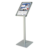 Artikelbild 1 für FRANKEN Infoständer silber DIN A4 28,0 x 28,0 x 80,0 cm, 1 St., Artikelnummer 461941