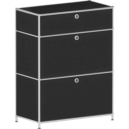 Artikelbild für viasit System4 Schubladenschrank schwarz 1 Schublade 77,9 x 40,4 x 99,35 cm, 1 St., Artikelnummer 515397